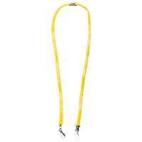 *New Item: Facemask Lanyard Yellow W/White Cal Poly Pomona