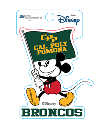 **New Item: Decal Disney CPP Cal Poly Flag W/Mickey Mouse