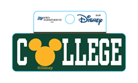 Decal B84 Disney College W/Mickey Head