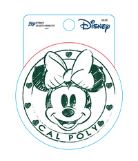 **New Item: Decal Disney Minnie Circle Logo Cal Poly Pomona