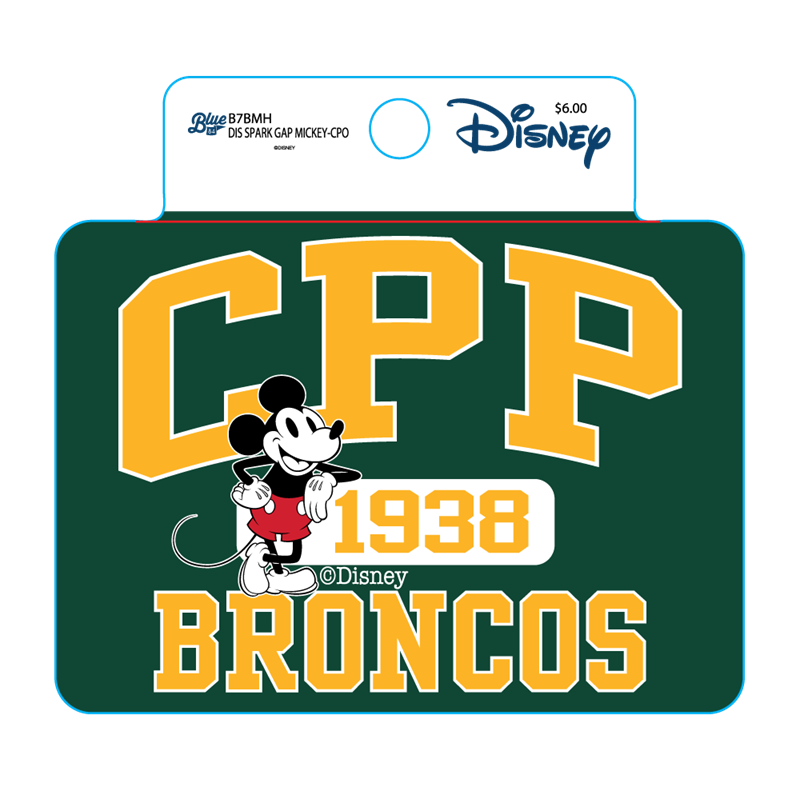 Decal B84 Disney CPP Over 1938 Broncos W/Mickey (SKU 126087061436)