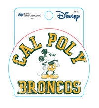 **New Item: Decal Disney Cal Poly Pomona Arched Over Mickey & Broncos