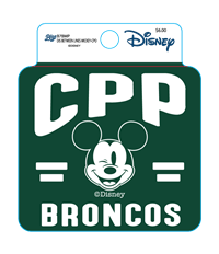 Decal Disney CPP Over Lines Mickey Head Broncos Green