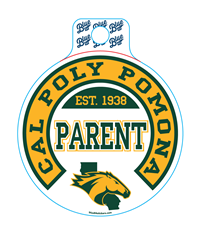Decal B84 Cal Poly Pomona Parent Est 1938
