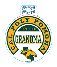 Decal Cal Poly Pomona Grandma Est 1938