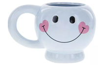 Mug Smiley Face Blue 3.5"
