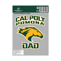 Dad Decal 4X4 Green/Gold