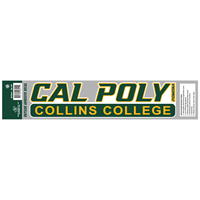 Decal College Of Collins Green/Gold