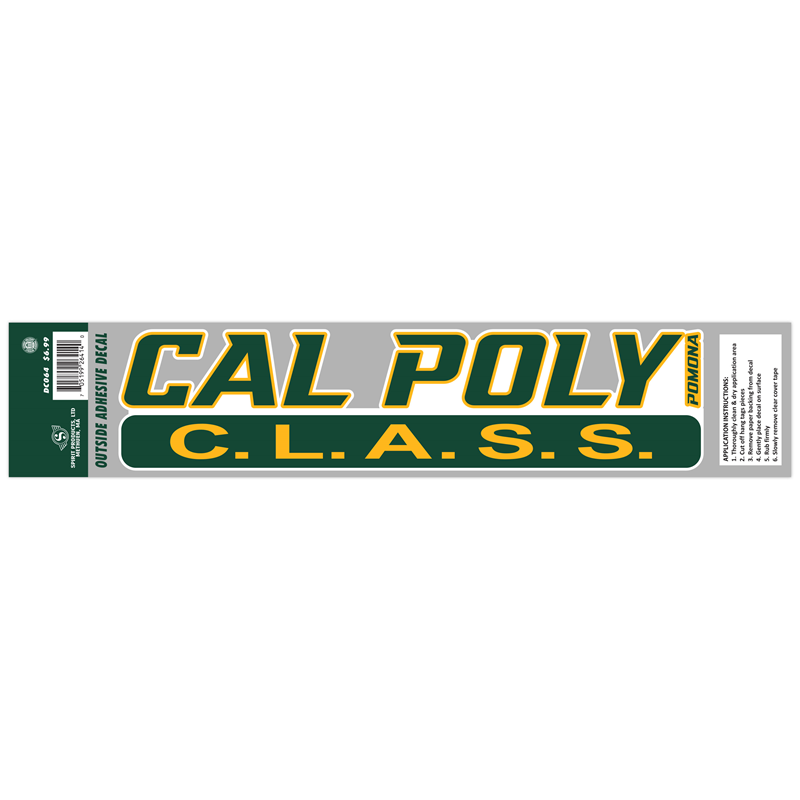Decal College Of Class Green/Gold (SKU 126218801439)