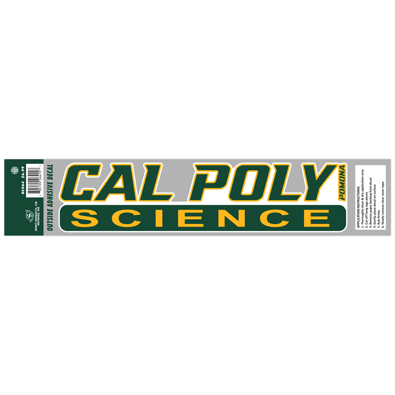 Decal College Of Science Green/Gold (SKU 126218971439)