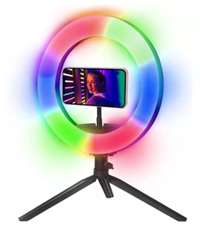 Bluestone 8"Vlogger Selfie Color Ring Light W/Stand
