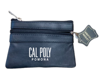 **New Item: Leather Coin Purse W/Imprint CPP Black