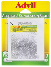 Advil Allergy & Congestion Relief Single Dose CD