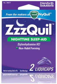 Zzzquil Liquid Caplets Two Dose Hs CD