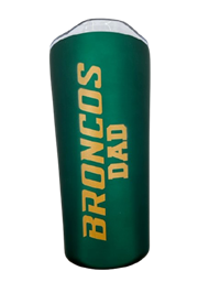 Dad Tumbler Soft Touch Italics Broncos Dk Green 18 Oz