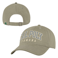 Cap Relaxed Twill Cal Poly Arched 3D Nickel On Khaki