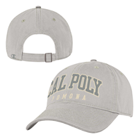  Cap Relaxed Twill Cal Poly Arched 3D Nickel On Tan On Stone