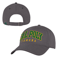  Cap Relaxed Twill Cal Poly Arched 3D Green On Yellow On Grey