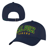  Cap Relaxed Twill Cal Poly Arched 3D Green On Yellow On Marine