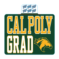 Decal Cal Poly Grad-Cpo