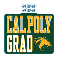 Decal B84 Cal Poly Grad-Cpo