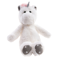 9" Worlds Softest Plush - White Unicorn