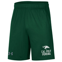 Bronco Head Over Cal Poly Pomona Shorts Forest Green