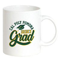 Grad Cal Poly Pomona White 11 Oz