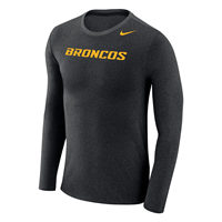  **30% Off Sale: Nike Tee Marled Ls Broncos Black Heather