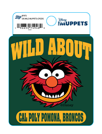 Decal B84 Disney Wild Muppets Screen-College