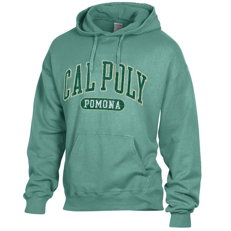 Hood Comfort Wash Cal Poly Arched Pomona In Disc Cypress Green (SKU 126489241432)