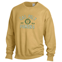 *Bestseller: Crew Comfort Wash Arched Cal Poly W/Seal Artisan Gold