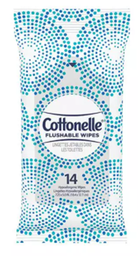 Cottonelle Flushable Wipes 14 CT