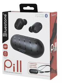 Bluestone Pill True Wireless Earbuds Black