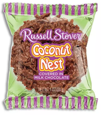 Easter Russell Stover Coconut Nest 1 Oz