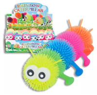 6.5" Light-Up Rainbow Caterpillar