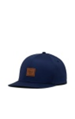 Whaler Classic 6 Panel Suede Cap - Navy