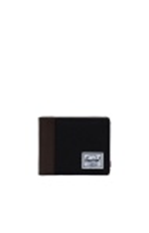 Hank Ii Rfid Wallet - Black/Chicory Coffee