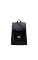 Retreat Small Backpacks - Greyscale Plaid