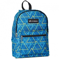 Everest Basic Pattern Backpack Triangles
