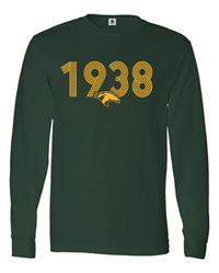 *Close Out: Tee Ls 1938 Over Horse Head Dark Green