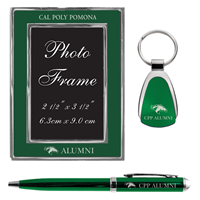 Alumni Gift Set Frame, Pen & Keychain Green 3 Pc