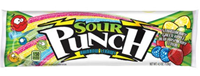 Sour Punch Tray Rainbow  Straws 4.5 Oz