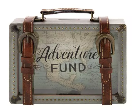 Bestseller: Adventure Fund Wooden Bank