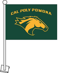 Flag Car Bronco Head W/Cal Poly Pomona 11"X16"