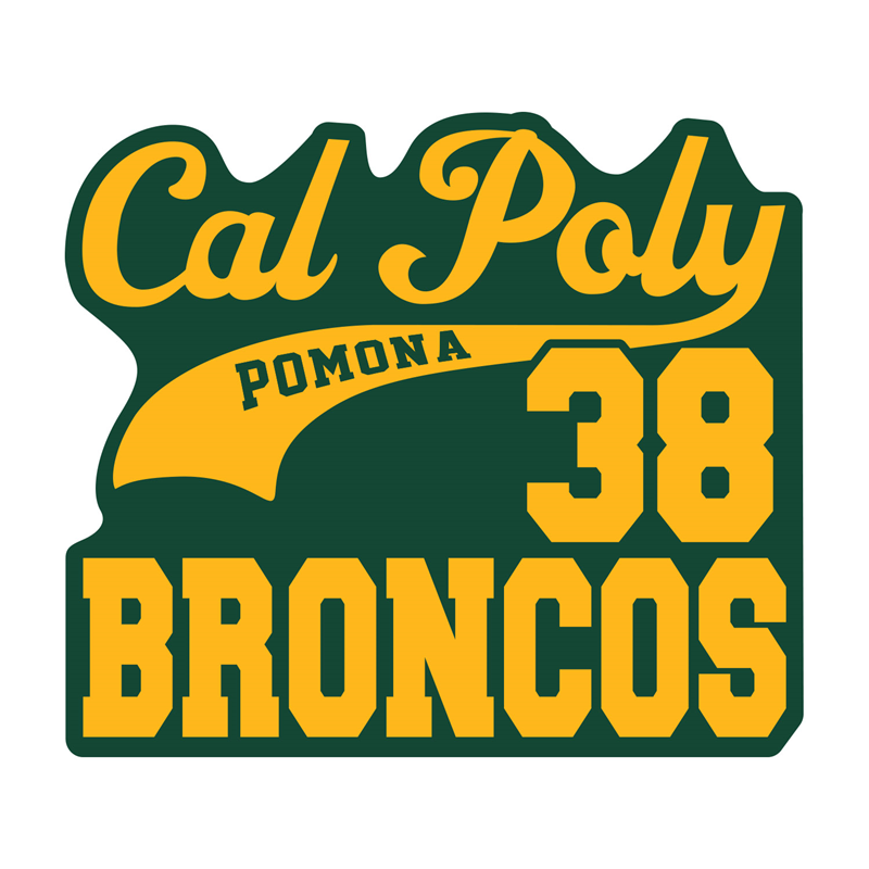 Decal Broncos Pomona In Tailsweep '38 (SKU 126702151439)