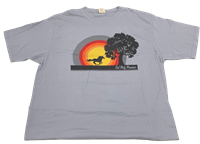 Tee Dyed Ringspun Kyoodle Horse Steel Grey