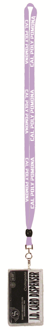 Lanyard W/Card Dispenser CPP Repeat Lavender