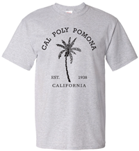 *New Item: Tee CPP Arched Over Palm Est 1938 California Steel Gray