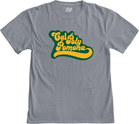 Tee Huffed Font Cal Poly Pomona Steel Grey